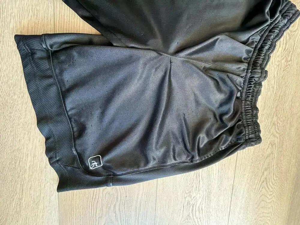 AND1 Men's Core All Court Basketball Gym Shorts Black Size Large